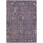 Percy Purple Washable Indoor - Outdoor Rug - LOOMLAN - LOOMLAN Rugs - Outdoor Rugs