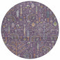 Percy Purple Washable Indoor - Outdoor Rug - LOOMLAN - LOOMLAN Rugs - Outdoor Rugs