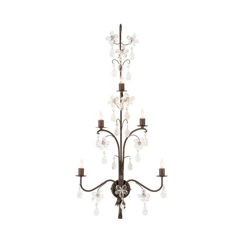 Perennial Iron Base Wall Sconce - LOOMLAN - Chelsea House - Wall Sconces