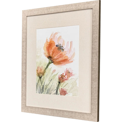 Perfect Poppies Orange Framed Wall Art