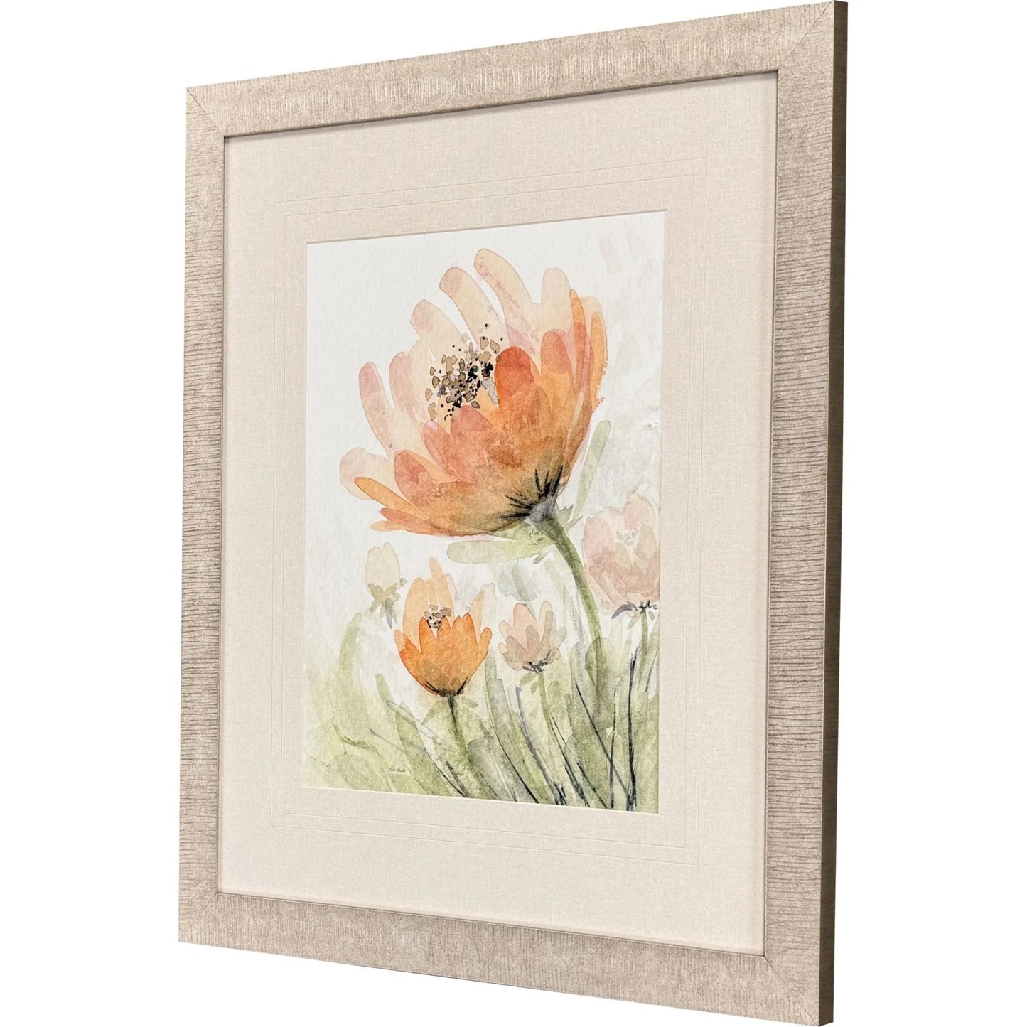 Perfect Poppies Orange Framed Wall Art