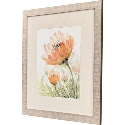 Perfect Poppies Orange Framed Wall Art