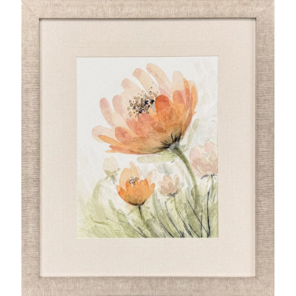 Perfect Poppies Orange Framed Wall Art