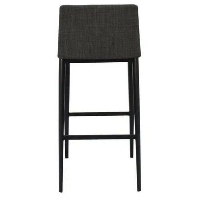 Performance Fabric Charcoal Grey Barstool - LOOMLAN - Moe's Home - Bar Stools