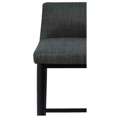 Performance Fabric Charcoal Grey Barstool - LOOMLAN - Moe's Home - Bar Stools