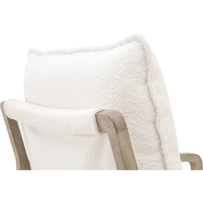 Performance White Boucle Sling Hamlin Club Chair - LOOMLAN - Essentials For Living - Accent Chairs