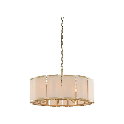 Perla Warm Antique Brass Chandelier - LOOMLAN - Wildwood - Chandeliers