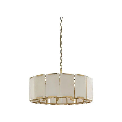 Perla Warm Antique Brass Chandelier - LOOMLAN - Wildwood - Chandeliers