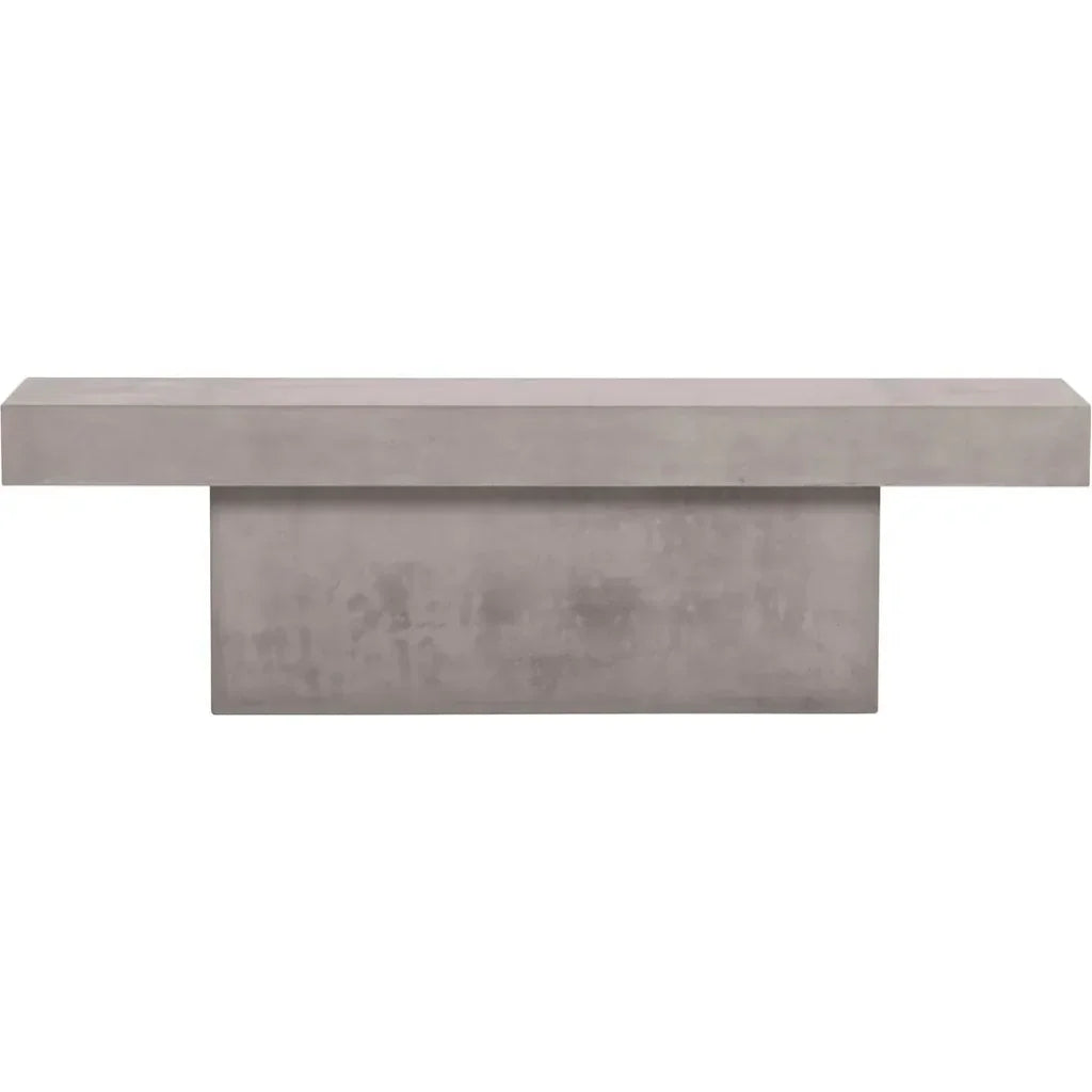 Perpetual Slate Gray Outdoor T-Bench-Outdoor Benches-Seasonal Living-LOOMLAN