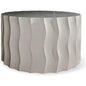 Wave Accent Table (Wide) - Slate Grey Outdoor End Table - LOOMLAN - Seasonal Living - Outdoor Side Tables