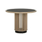 Perret Wooden Round Center Table - LOOMLAN - Wildwood - Side Tables