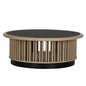 Perret Wooden Round Cocktail Table - LOOMLAN - Wildwood - Coffee Tables