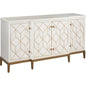 Perrine Wood White Server - LOOMLAN - Bassett Mirror - Sideboards
