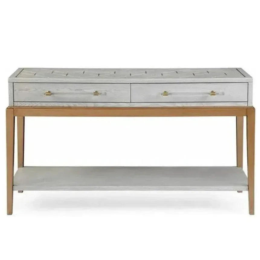 Perrine Wooden Rectangular Console Table - LOOMLAN - Bassett Mirror - Console Tables