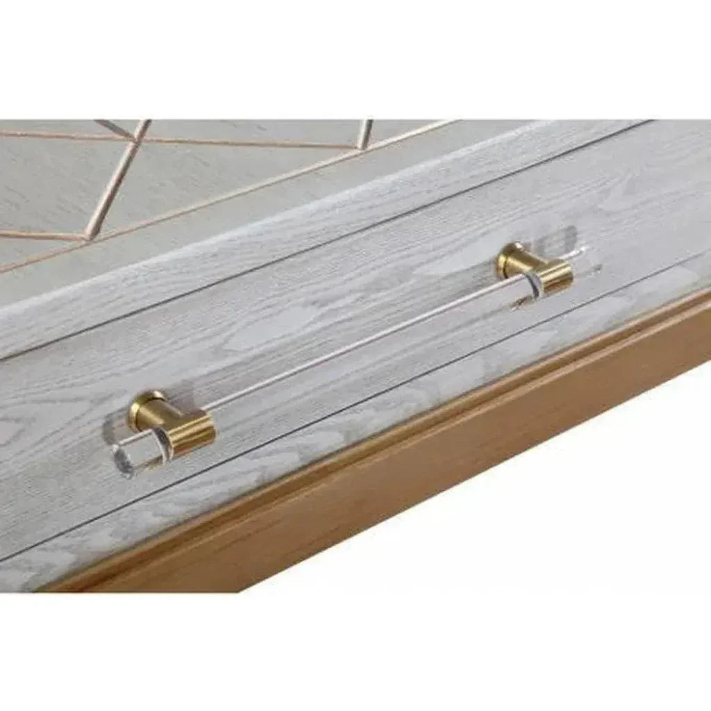 Perrine Wooden Rectangular Console Table - LOOMLAN - Bassett Mirror - Console Tables