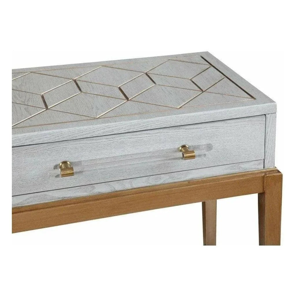 Perrine Wooden Rectangular Console Table - LOOMLAN - Bassett Mirror - Console Tables