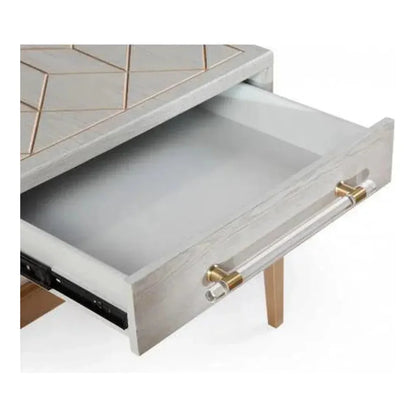 Perrine Wooden Rectangular Console Table - LOOMLAN - Bassett Mirror - Console Tables