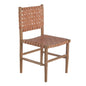 Perry Leather Armless Dining Chair