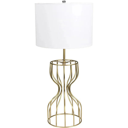Perry Metal Table Lamp With Shade Finish - LOOMLAN - Noir - Table Lamps
