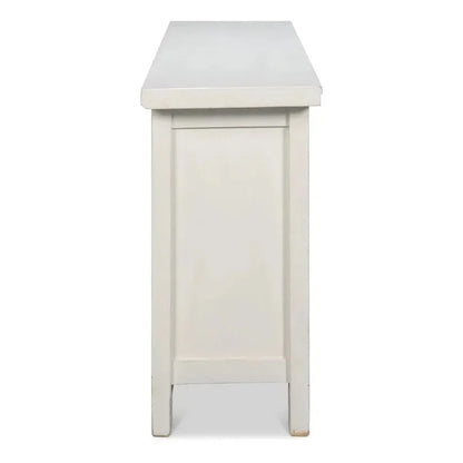 Persian Sideboard Antique White Cabinet For Living Room - LOOMLAN - Sarreid - Sideboards