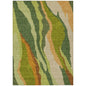 Petala Green Washable Indoor-Outdoor Rug-Outdoor Rugs-LOOMLAN Rugs-2'6" x 3'10"-LOOMLAN
