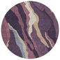 Petala Plum Washable Indoor-Outdoor Rug-Outdoor Rugs-LOOMLAN Rugs-8' x 8'-LOOMLAN