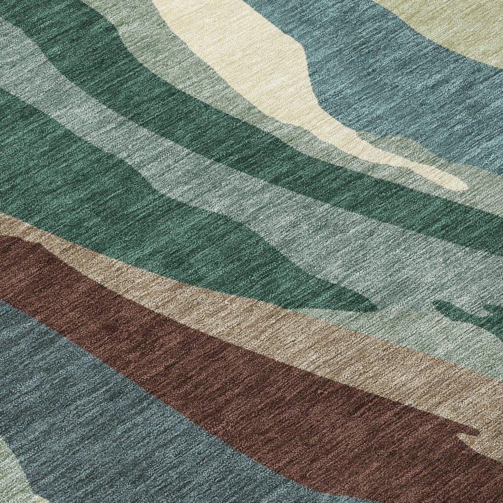 Petala Sage Washable Indoor-Outdoor Rug-Outdoor Rugs-LOOMLAN Rugs-LOOMLAN