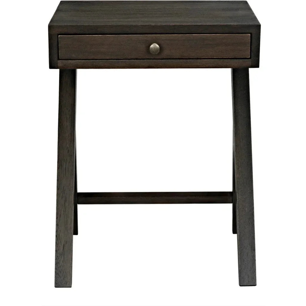 Peter Side Table, Ebony Walnut - LOOMLAN - Noir - Side Tables