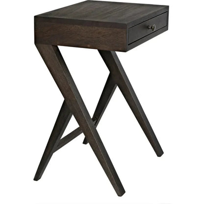 Peter Side Table, Ebony Walnut - LOOMLAN - Noir - Side Tables