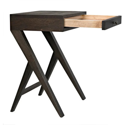 Peter Side Table, Ebony Walnut - LOOMLAN - Noir - Side Tables