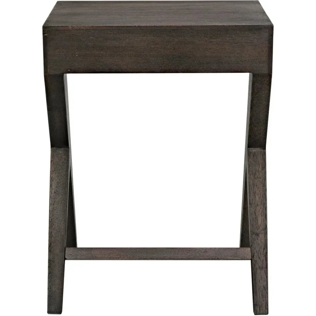 Peter Side Table, Ebony Walnut - LOOMLAN - Noir - Side Tables