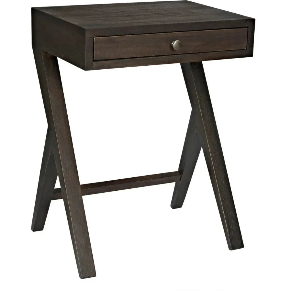 Peter Side Table, Ebony Walnut - LOOMLAN - Noir - Side Tables