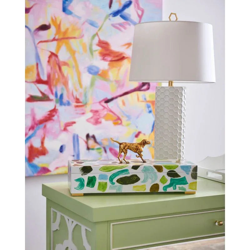 Petite Bubblegum Multicolor Oil Painting Artwork-Framed Wall Art-Chelsea House-LOOMLAN