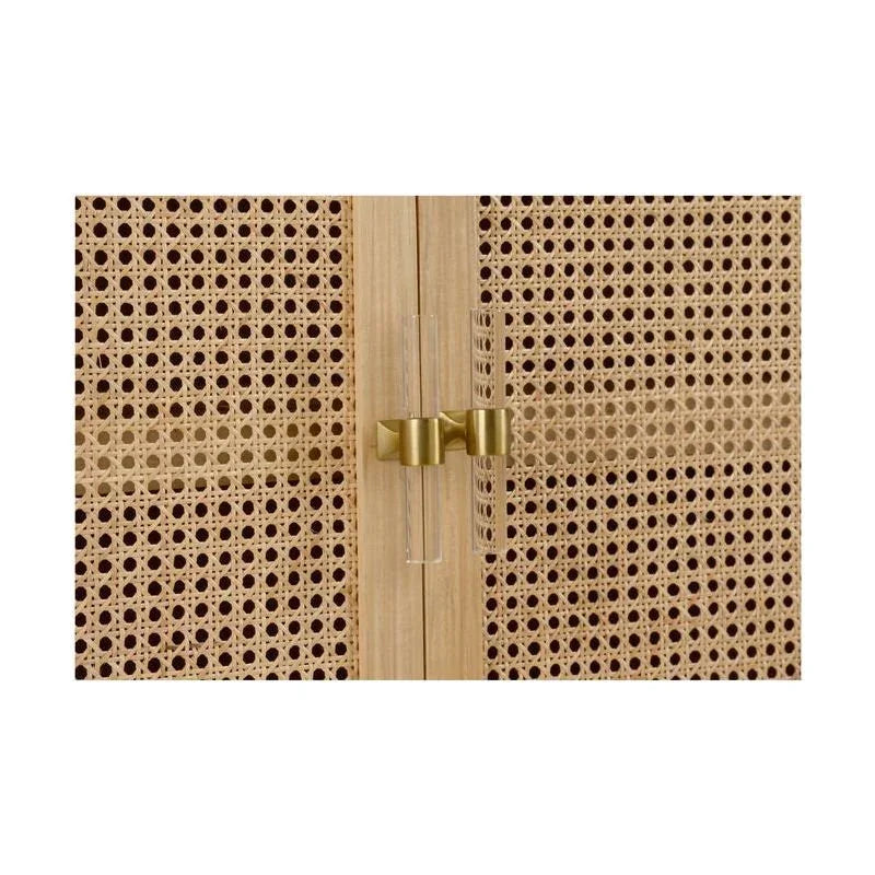 Petite Caned Wood Framed Brown Buffet - LOOMLAN - Chelsea House - Buffets