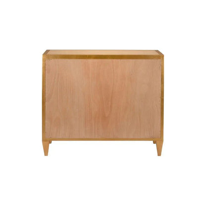 Petite Caned Wood Framed Brown Buffet - LOOMLAN - Chelsea House - Buffets