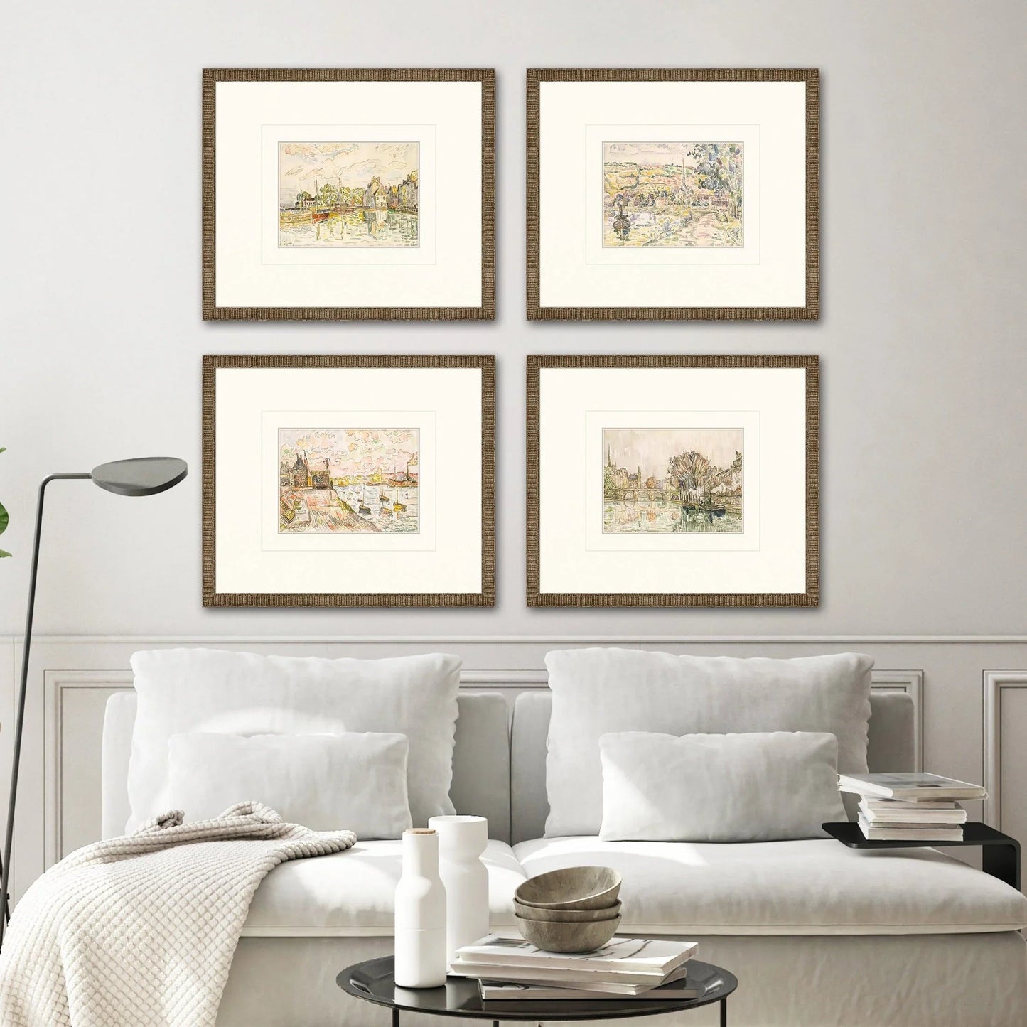 Petite Landscapes Multi Framed Wall Art 4PC