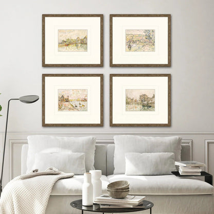 Petite Landscapes Multi Framed Wall Art 4PC