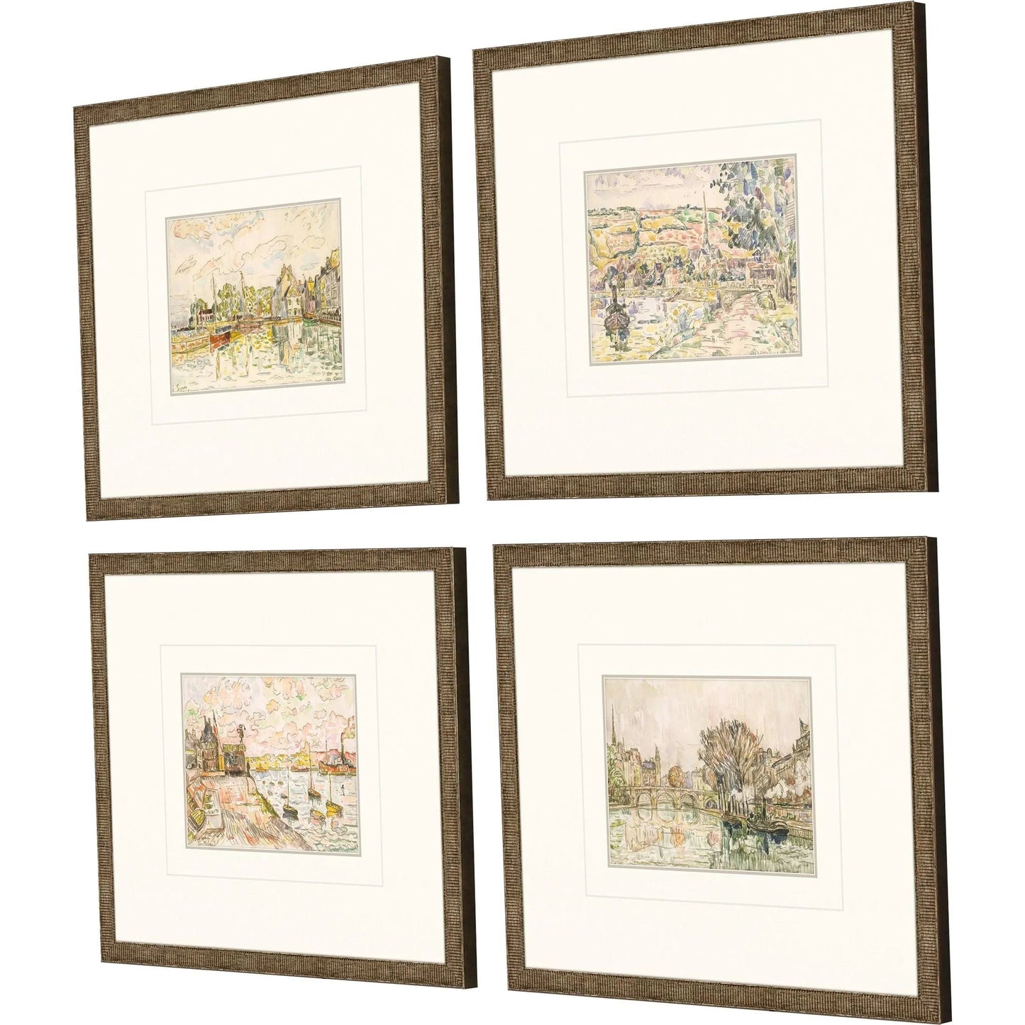 Petite Landscapes Multi Framed Wall Art 4PC