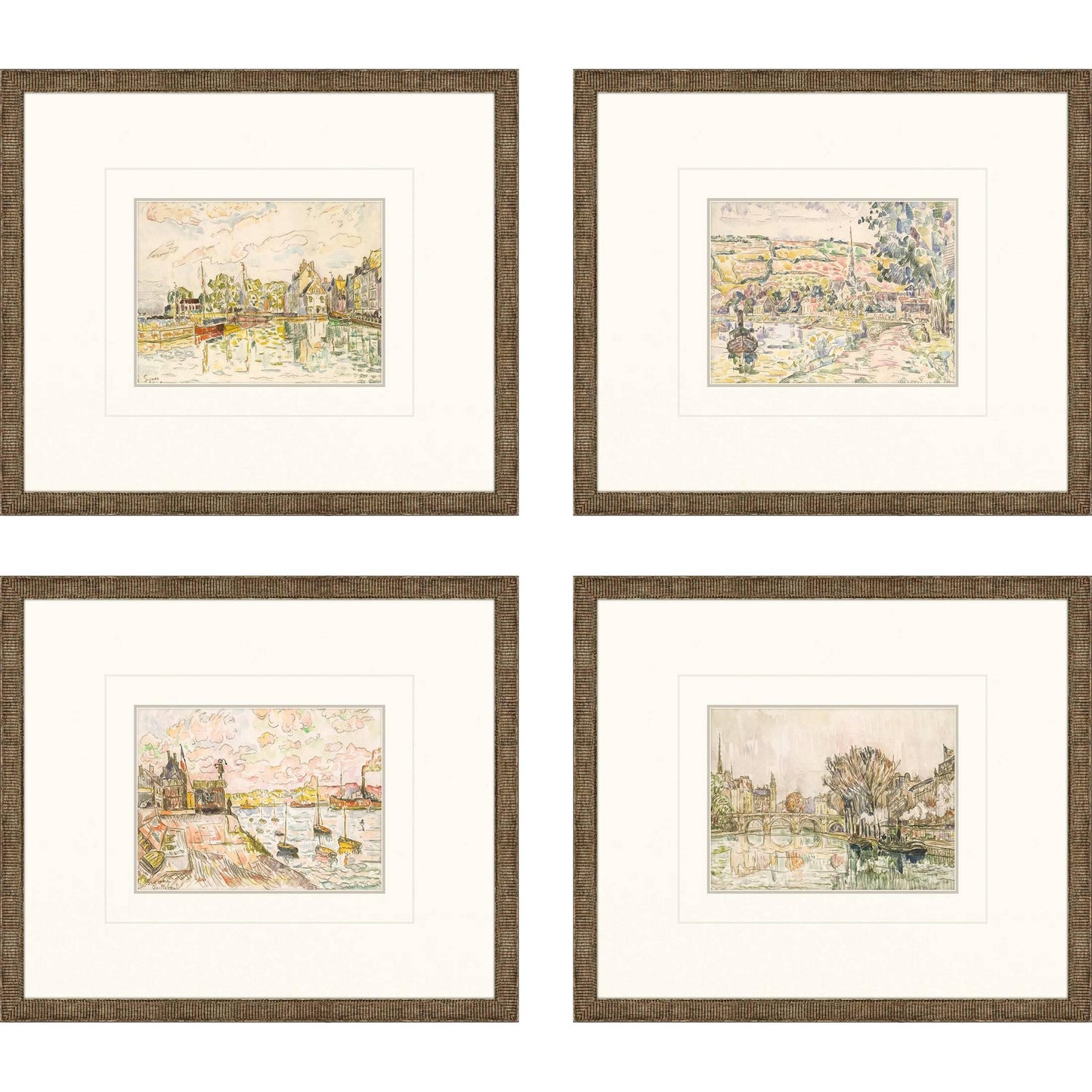 Petite Landscapes Multi Framed Wall Art 4PC