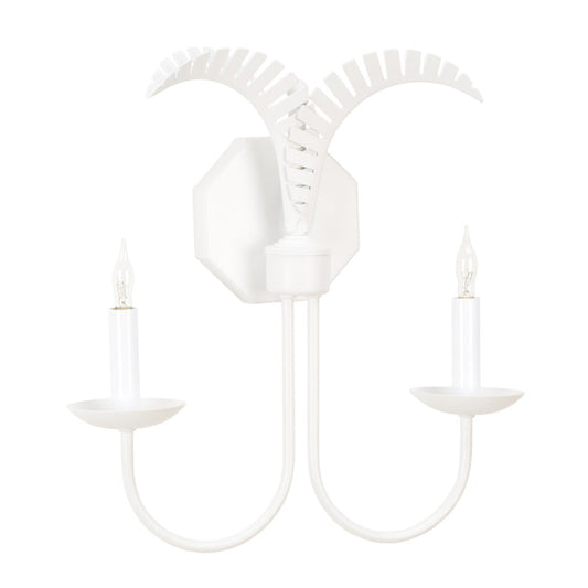 Petite Palm Metal Wall Sconce