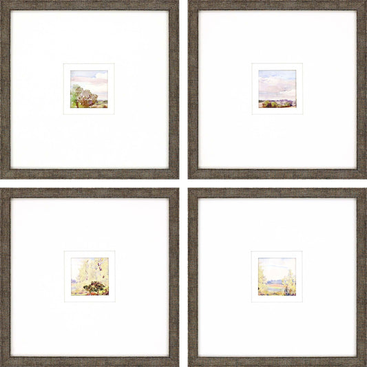 Petite Placid Multi Framed Wall Art 4PC