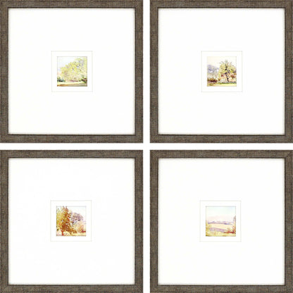 Petite Sunrise Multi Framed Wall Art 4PC