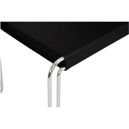 Petra Black Leather Armless Accent Chair - LOOMLAN - Moe's Home - Accent Chairs