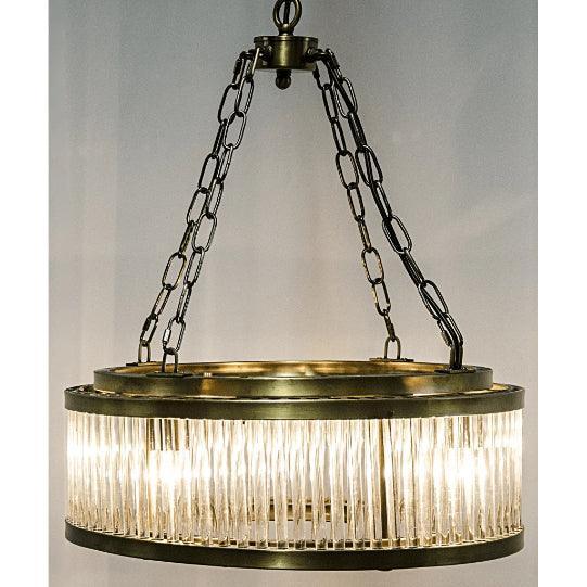 Petronas Metal and Glass Chandelier - LOOMLAN - Noir - Chandeliers