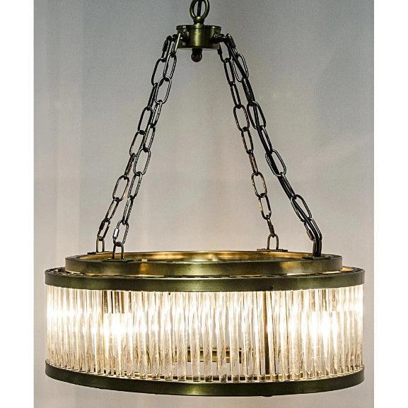 Petronas Metal and Glass Chandelier - LOOMLAN - Noir - Chandeliers