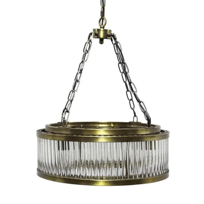 Petronas Metal and Glass Chandelier - LOOMLAN - Noir - Chandeliers