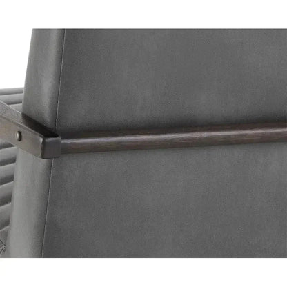 Peyton Leather Lounge Chair - LOOMLAN - SUNPAN - Accent Chairs