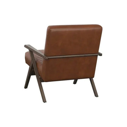 Peyton Leather Lounge Chair - LOOMLAN - SUNPAN - Accent Chairs