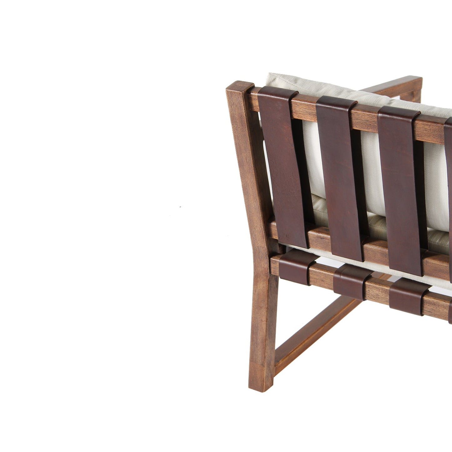 Peyton Vegetable Tanned Leather Accent Chair