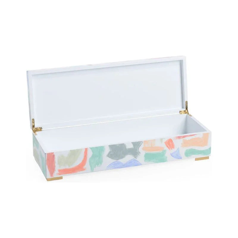 Pheasant Vibrant Hand Painted Colored Box - LOOMLAN - Chelsea House - Boxes & Bowls